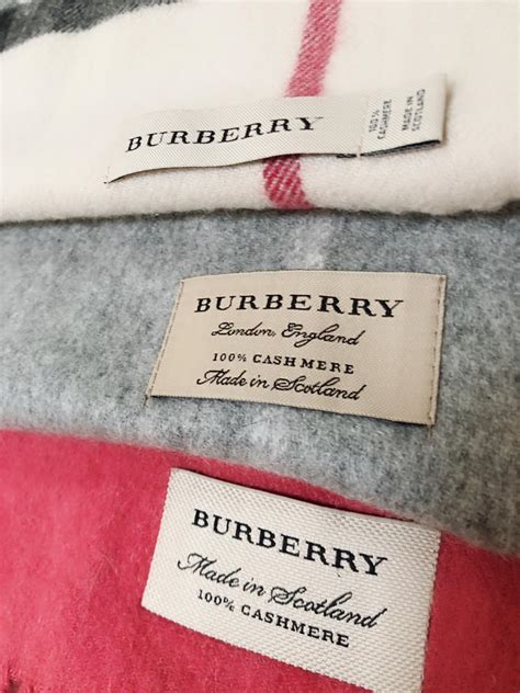 original burberry scarf tag|burberry label authentic.